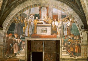レオンIIIの正当化 作： Raffaello Sanzio Raphael